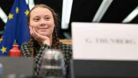Greta Thunberg en la Comisión de Medio Ambiente del Parlamento Europeo / EFE