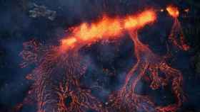 Ríos de lava provocados por el volcán Kilauea en Hawái /EFE