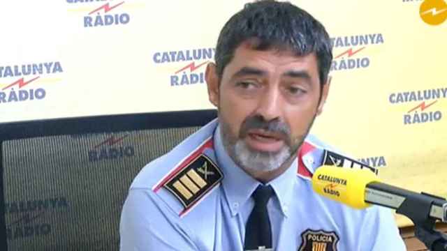 El Mayor de los Mossos d'Esquadra, José Luis Trapero, durante la entrevista a Catalunya Ràdio / CG