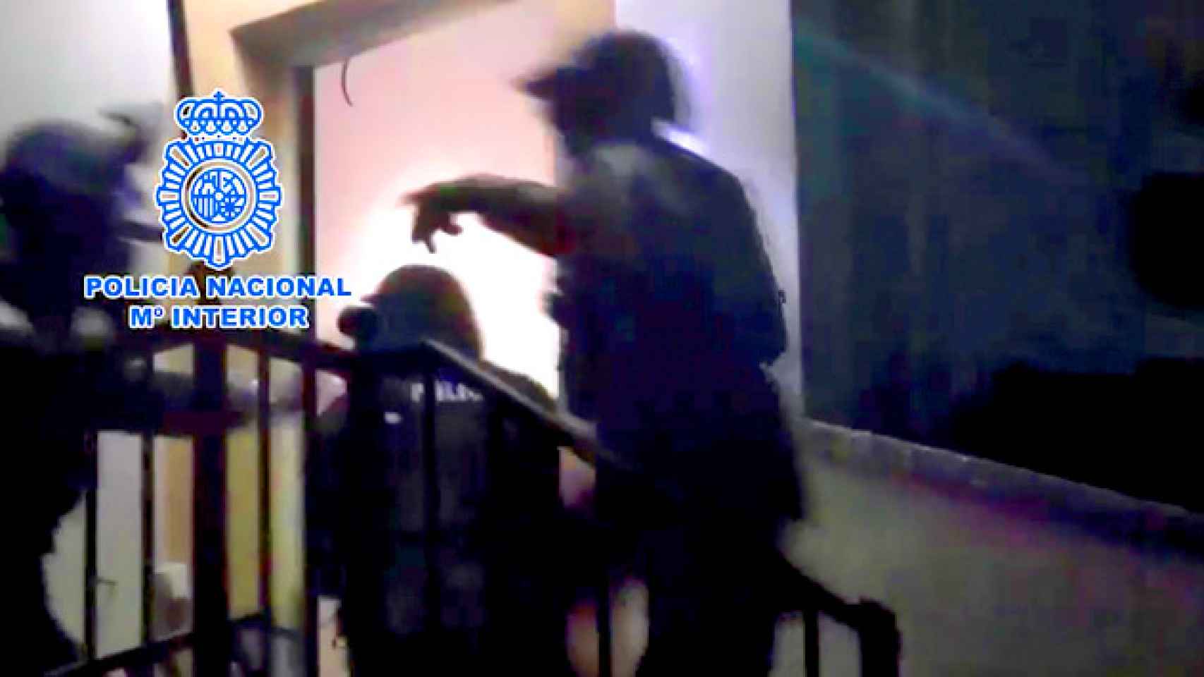 Captura del vídeo de una de las detenciones en Mallorca / CG