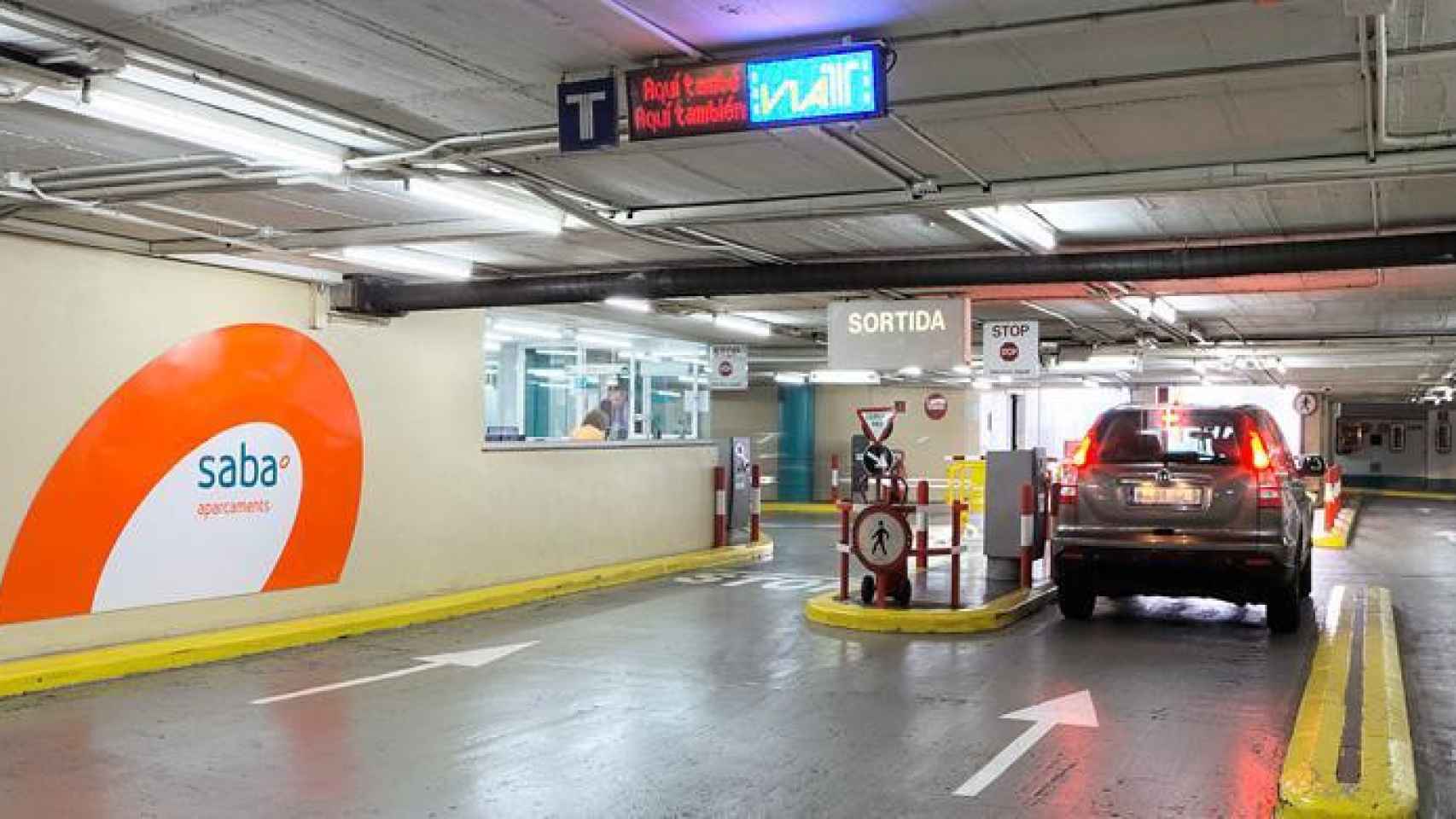Un aparcamiento de Saba, que ha llegado a un acuerdo con Parkimeter, en una imagen de archivo / CG