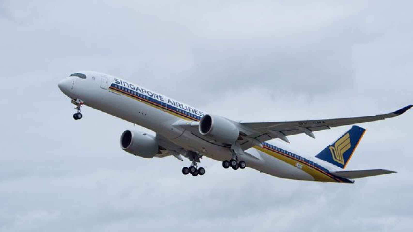 Imagen de un Airbus A350, con el que Singapore operará la ruta aérea desde Barcelona / CG