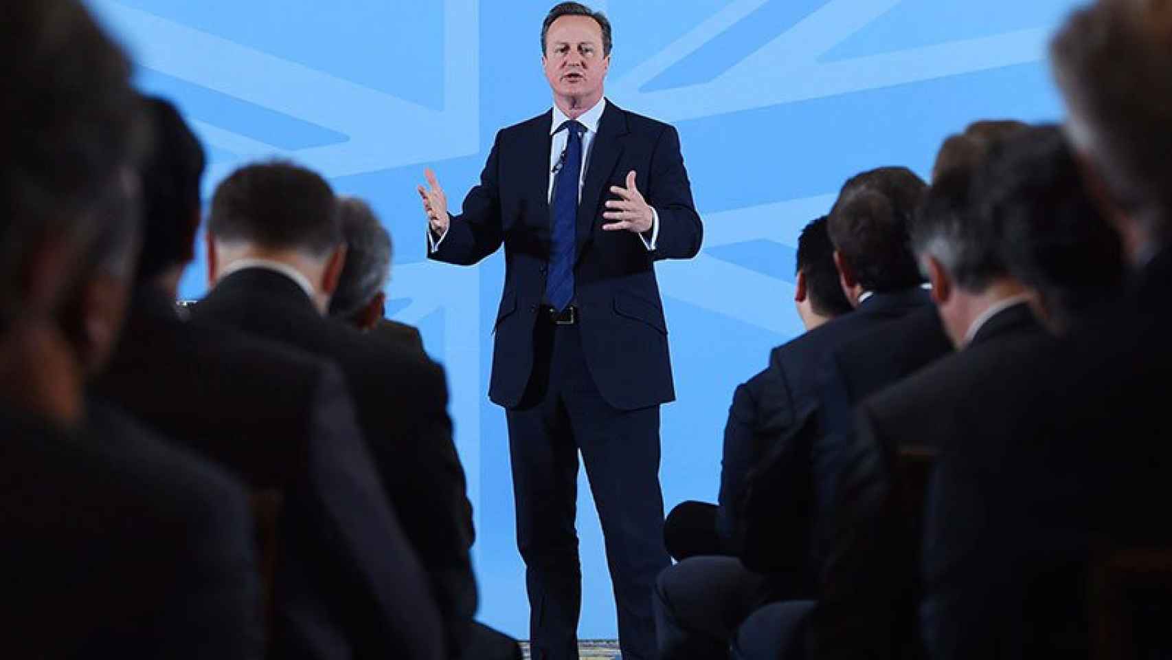 El premier británico, David Cameron, se dirigió la semana pasada a los miembros del Foro Económico Mundial.