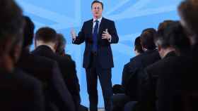 El premier británico, David Cameron, se dirigió la semana pasada a los miembros del Foro Económico Mundial.