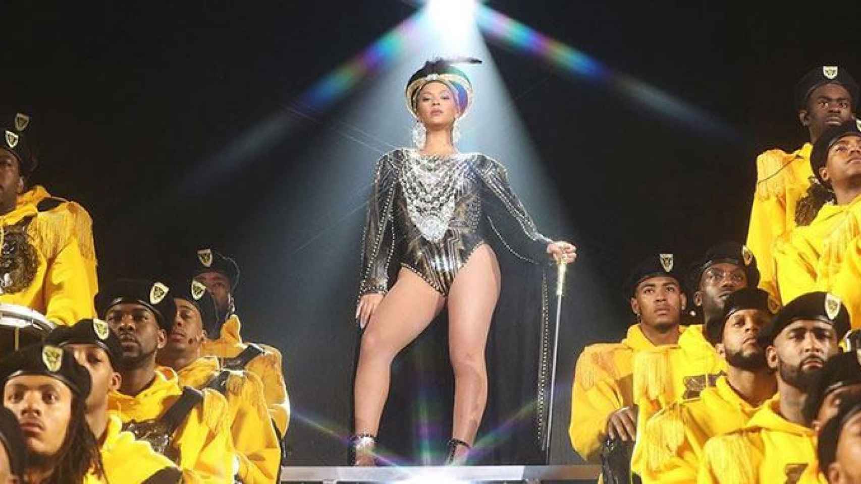 Beyoncé durante su actuación en el festival de música de Coachella / INSTAGRAM