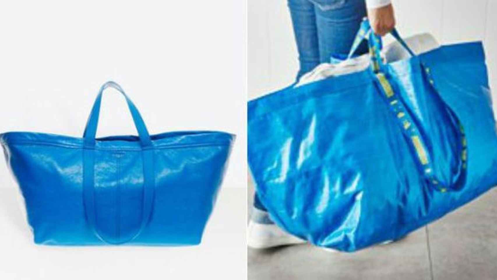 El bolso de Balenciaga recuerda a la bolsa de IKEA