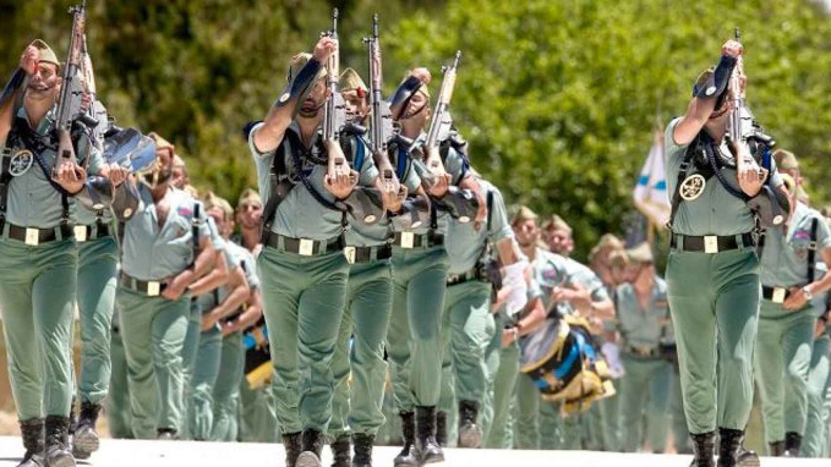 Imagen de un desfile de la legión española / EFE