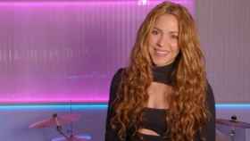 Shakira en su estudio