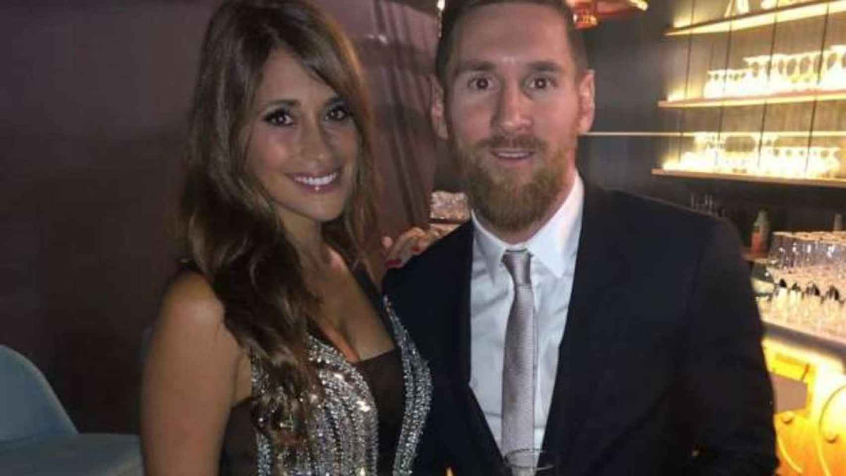 Messi y Antonella en la fiesta del Camp Nou / INSTAGRAM