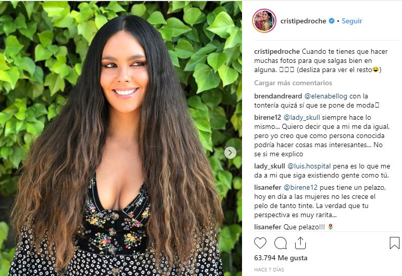 Cristina Pedroche posando en su Instagram / Instagram