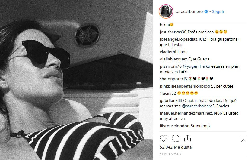 Sara Carbonero sorprendió a sus seguidores / Instagram