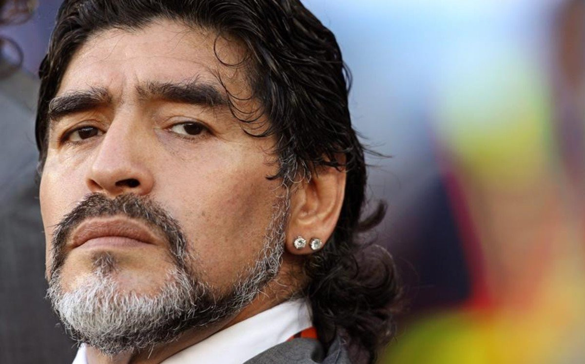 Diego Armando Maradona en una fotografía promocional