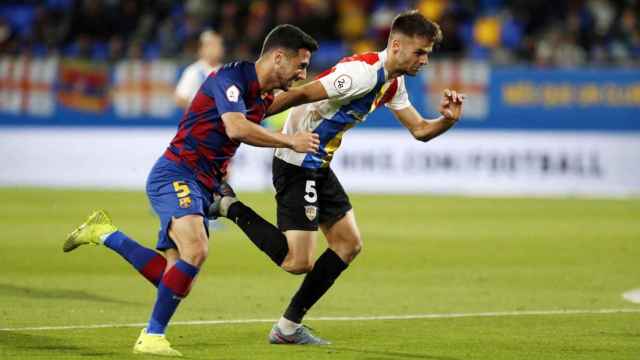 Guillem Jaime y Andrià Vilanova en el Barça B - Andorra / FC Barcelona