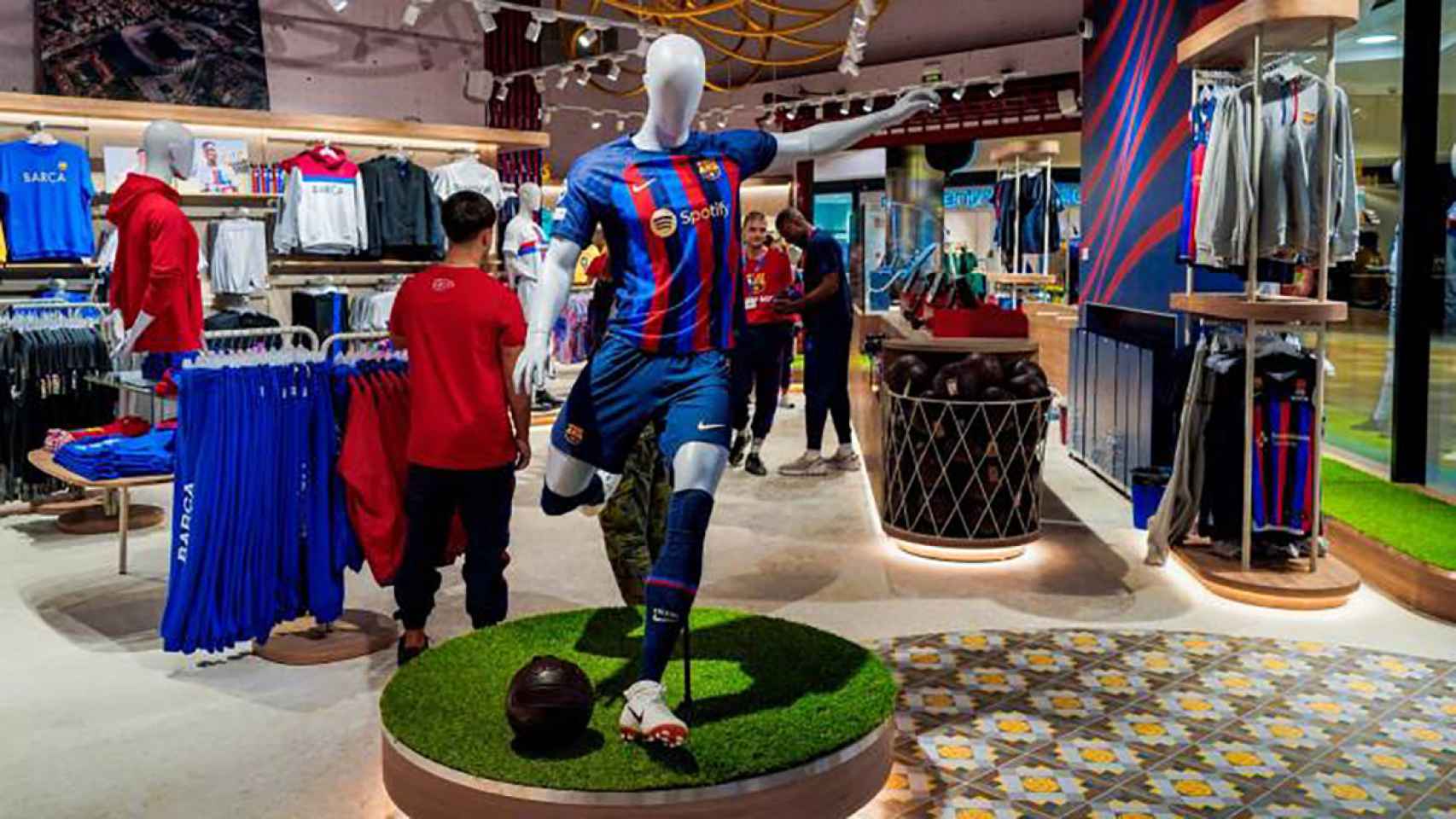 Imagen de la Barça Store de Tarragona, gestionada por BLM / FCB