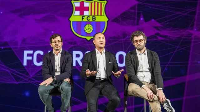 Guillem Graell, Dídac Lee y Enric Llopart presentan Barça Digital Vision / FCB
