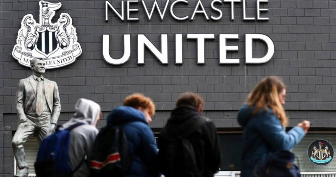 Fans del Newcastle en las puertas del estado/efe