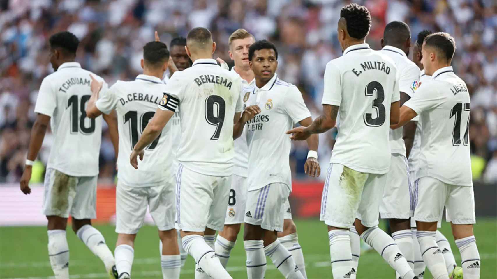 Rodrygo Goes, celebrando un gol con el Real Madrid / REDES
