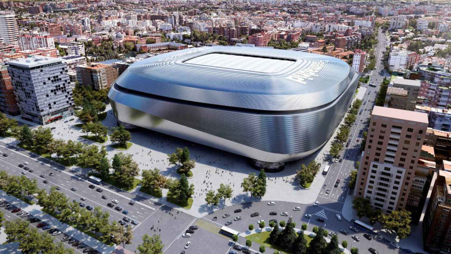 Imagen del futuro Bernabéu / EFE
