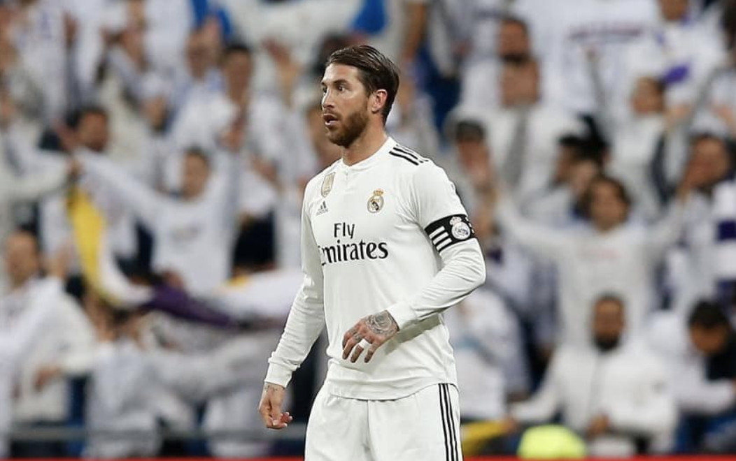 Una foto de Sergio Ramos durante un partido del Real Madrid / Instagram