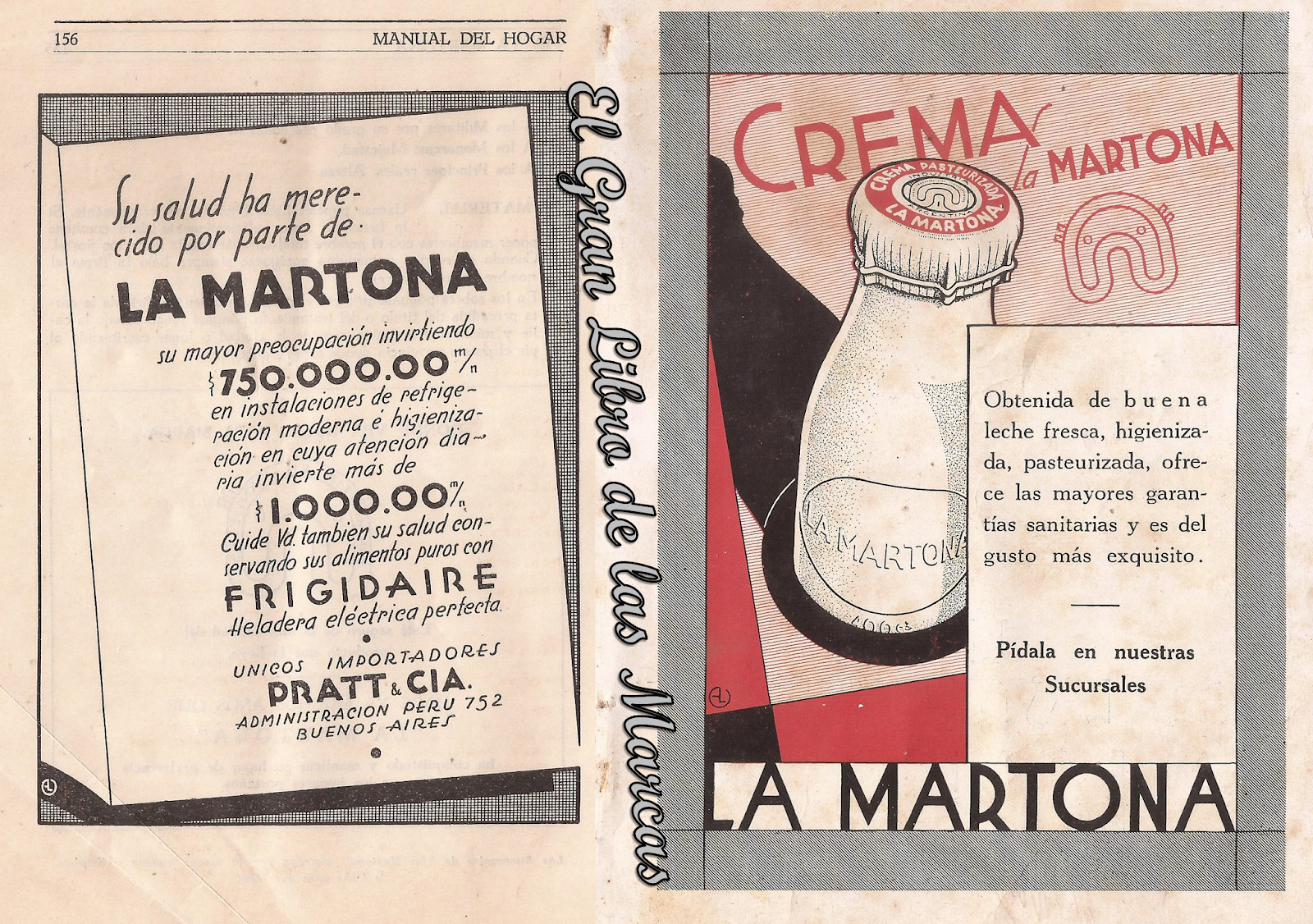 Anuncio comercial de la leche cuajada La Martona