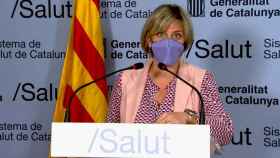 La consejera de Salud, Alba Vergés, en la rueda de prensa en que anuncia el inicio de la desescalada en Cataluña / CG