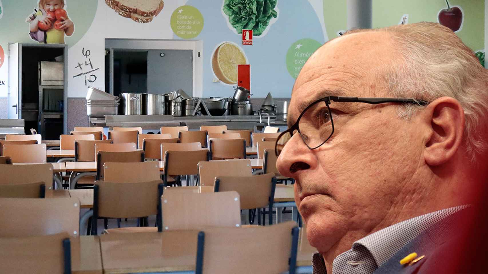 El consejero de Educación, Josep Bargalló, deja colgadas a las familias necesitadas de las becas comedor / CG