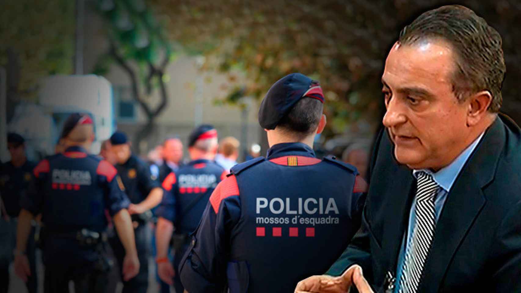 Manuel Castellví, excomisario General de Información de los Mossos / FOTOMONTAJE DE CG