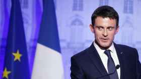 Manuel Valls, candidato a la alcaldía de Barcelona, en rueda de prensa / EFE