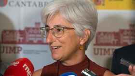 La fiscal general del Estado, María José Segarra, que ha valorado la colocación de símbolos políticos en la vía pública / EFE
