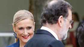 Cristina Cifuentes junto al presidente del Gobierno, Mariano Rajoy / EFE