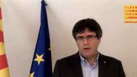Carles Puigdemont en una aparición pública por videoconferencia / EP