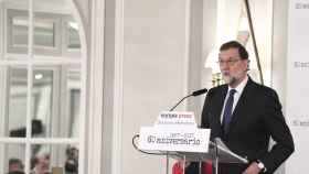 Mariano Rajoy, presidente del Gobierno, en los desayunos de Europa Press, ha advertido sobre las consecuencias de seguir con la unilateralidad / EP
