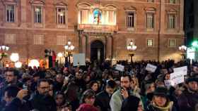 Manifestación convocada por Pacma ante el Ayuntamiento de Barcelona en 2018 / EUROPA PRESS