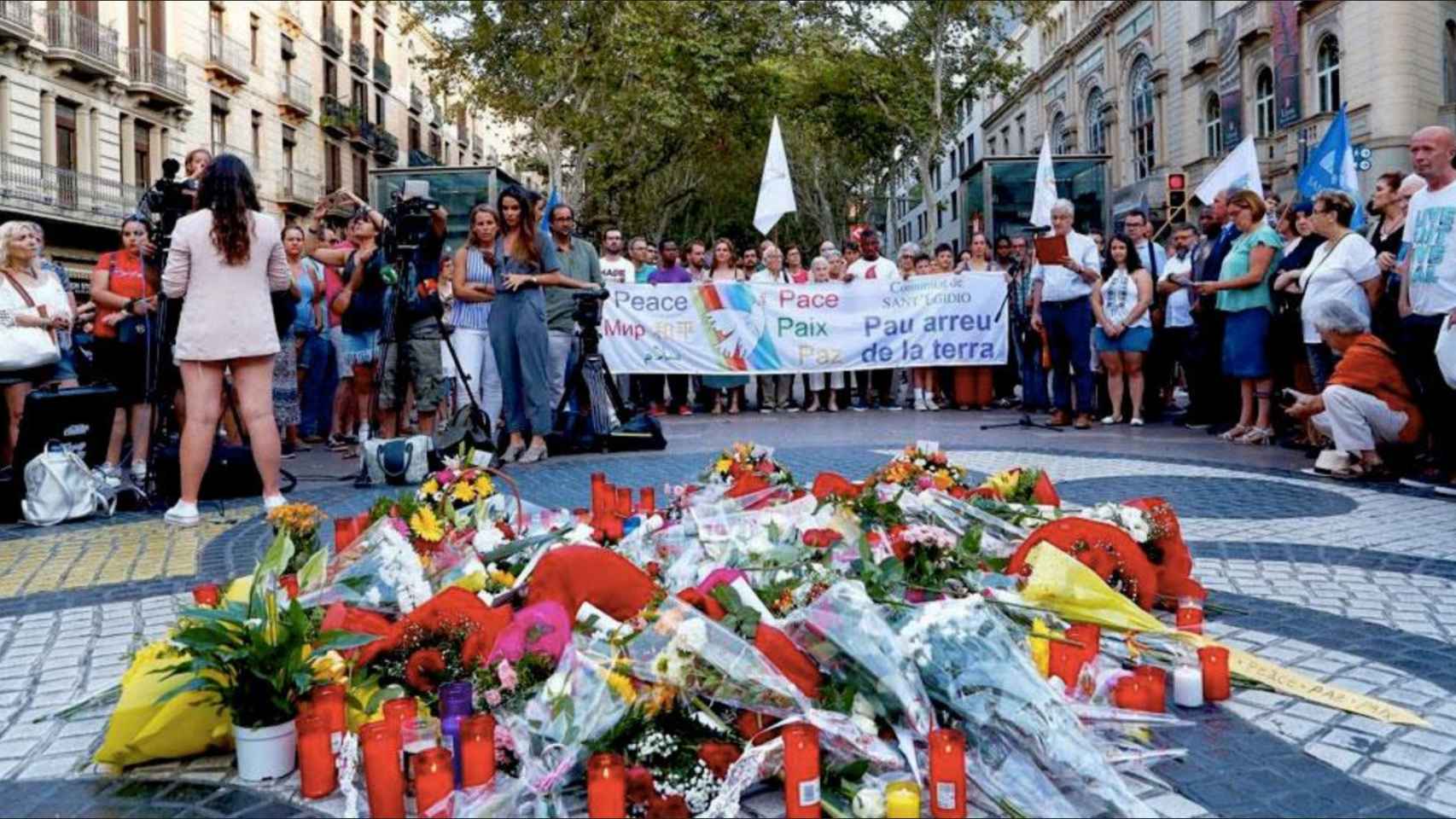 Homenaje a las víctimas del doble atentado terrorista del 17A en Barcelona y Cambrils / EFE