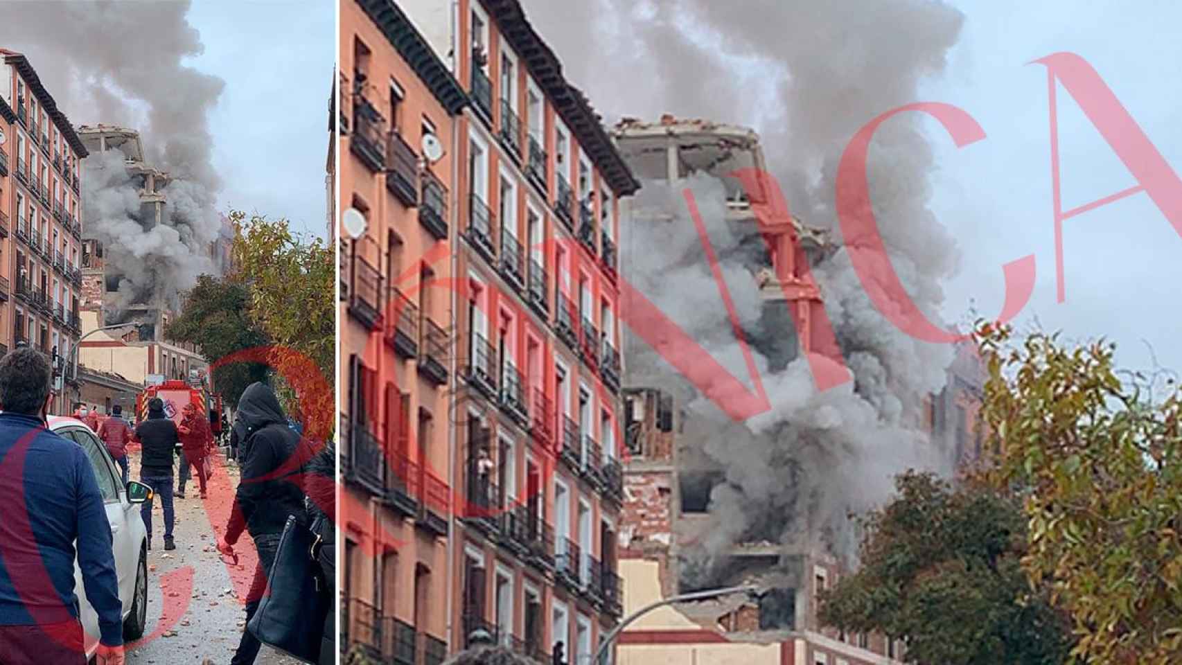 Explosión en un edificio en el centro de Madrid / CRÓNICA GLOBAL