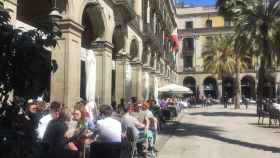 Las terrazas de la Plaça Reial de Barcelona / EP