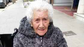 Micaela, la anciana dada de alta por coronavirus, en su fiesta del centenario de edad / EP