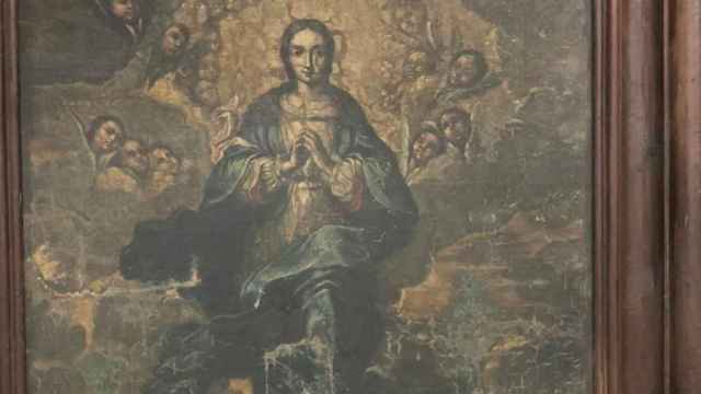 El Museu de Lleida entrega al Gobierno de Aragón el cuadro de la Inmaculada de Sijena