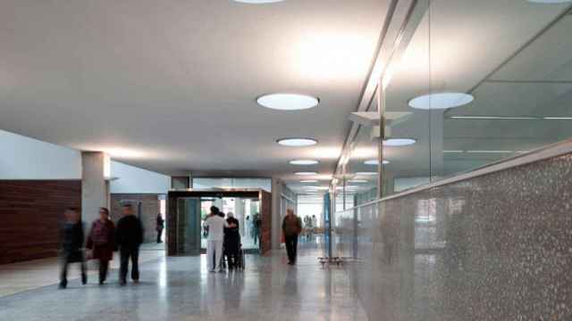 Interior del Hospital Moisès Broggi, uno de los que se colapsó el fin de semana / CG