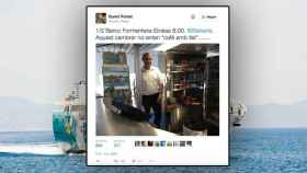 El tuit de Quimi Portet contra el camarero, y un barco de la naviera Baleària / CG