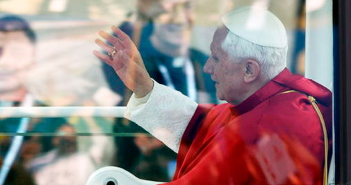 El papa emérito Benedicto XVI, en Barcelona en 2010 / EFE