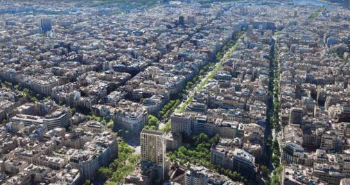 Vista general del Eixample de Barcelona / CG