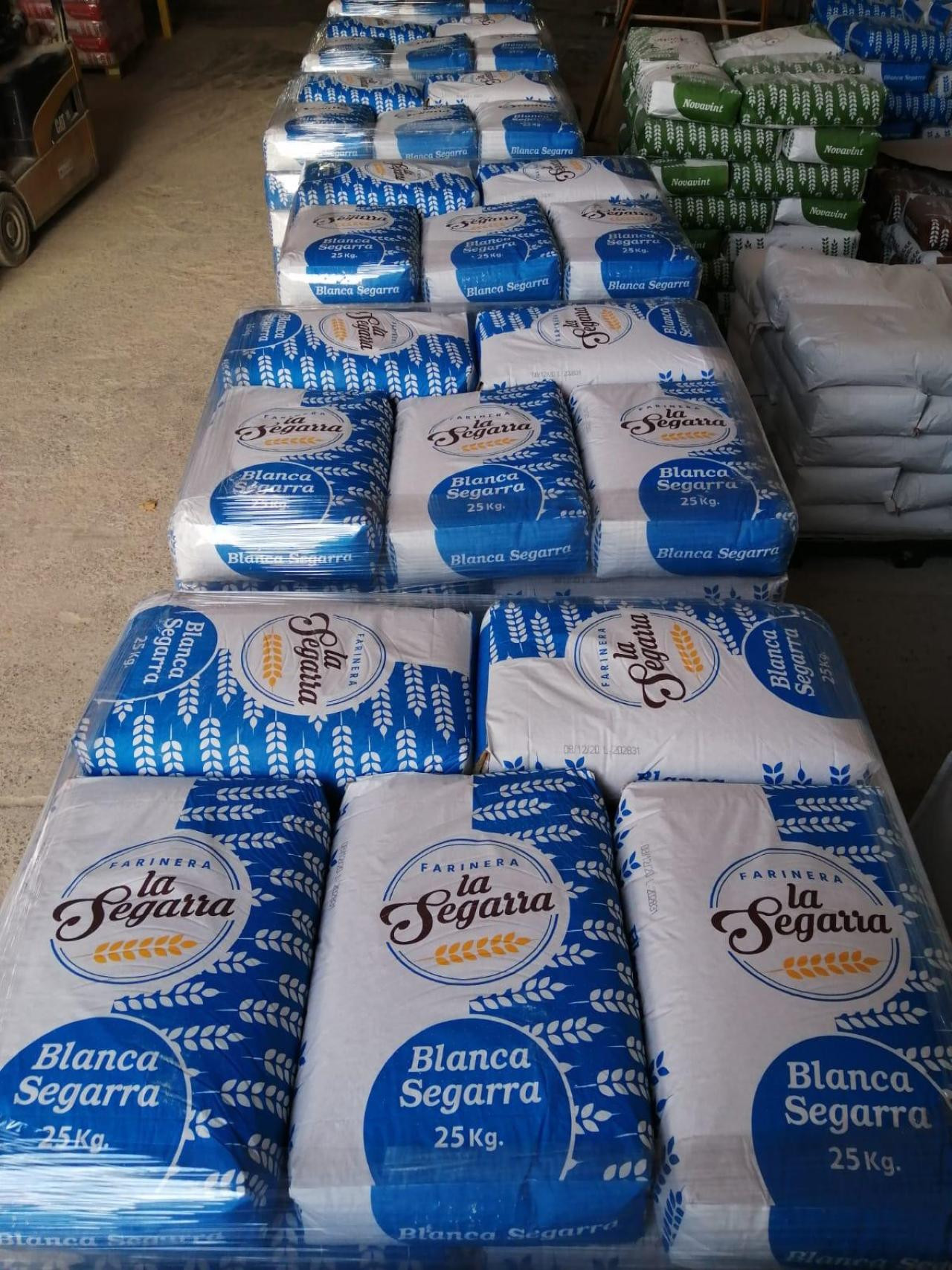 Los sacos de harina de trigo que la Fundación Internacional Olof Palme mandará a Beirut / CG