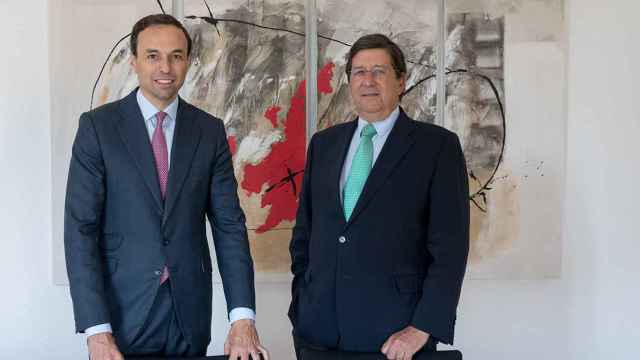 De izquierda a derecha, Albert Fernández, consejero delegado, y Jorge Guarner, presidente ejecutivo de Healthcare Activos / CEDIDA