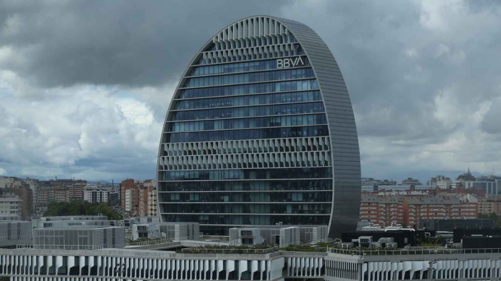La sede del BBVA en Madrid, en el edificio de La Vela / EP