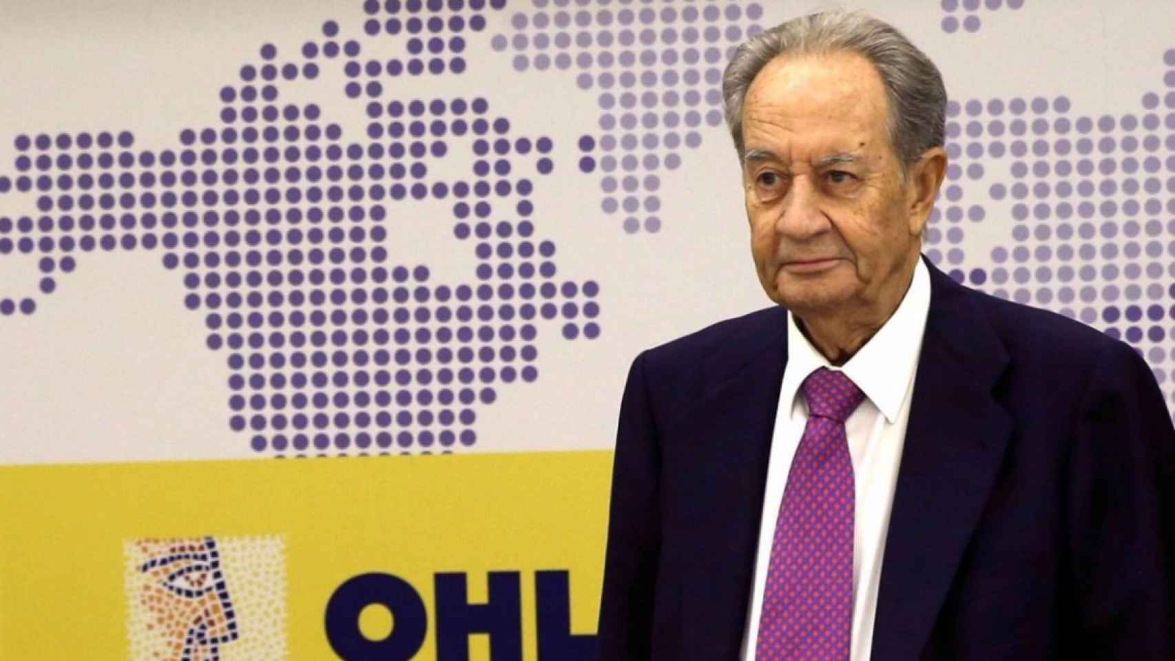 Juan Miguel Villar Mir en una imagen de archivo de la junta general de accionistas de OHL en 2015 / EFE