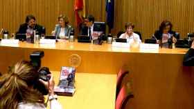 El presidente en funciones del Congreso, Patxi López, presentó el jueves el libro de Raimundo Castro, 'Los imprescindibles'.