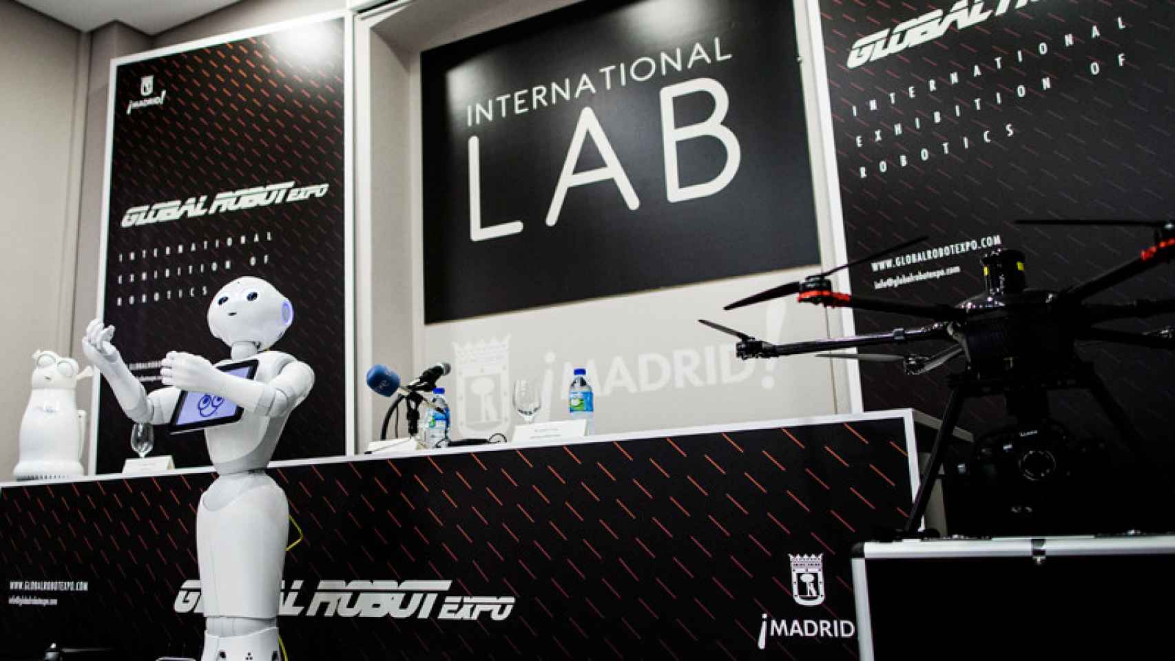 Global Robot Expo presenta en el International Lab la feria que tendrá lugar el próximo enero en Madrid.