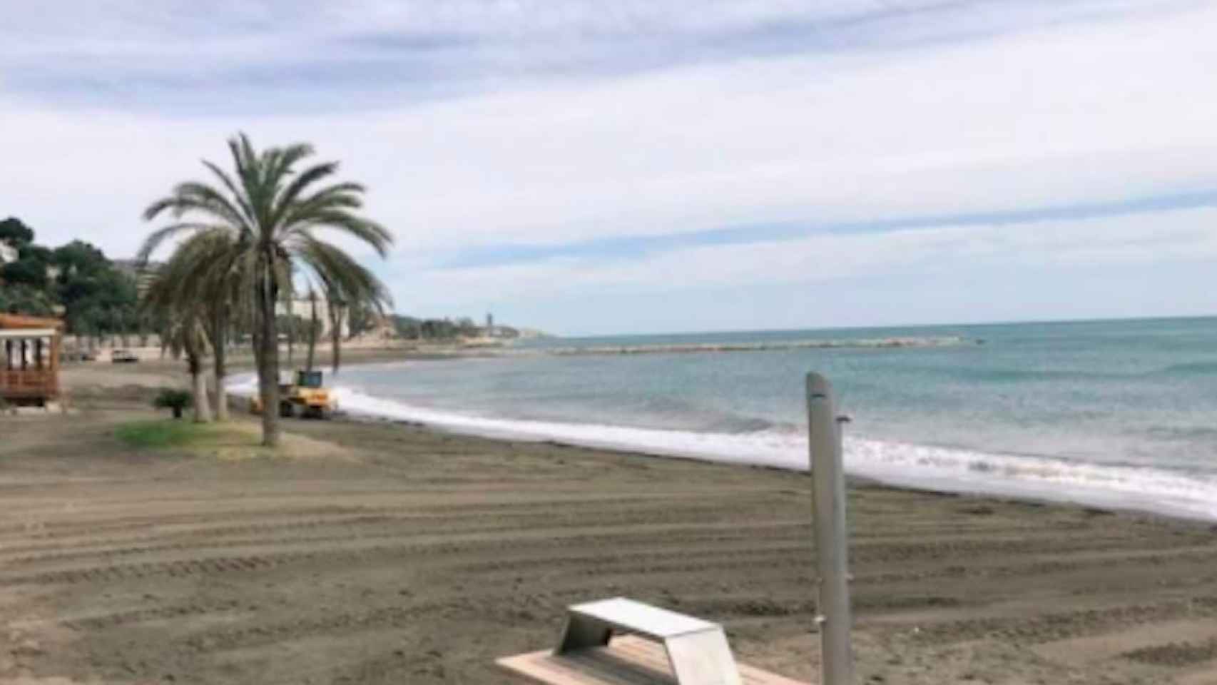 Imagen de la playa de Los Arcos de Marbella donde han encontrado el cadáver de la mujer / CD