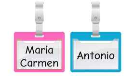 Placa identificadora de nombres de María Carmen y Antonio / PIXABAY